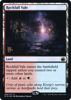 Rockfall Vale (266) (Prerelease) - Foil - Prerelease Promo