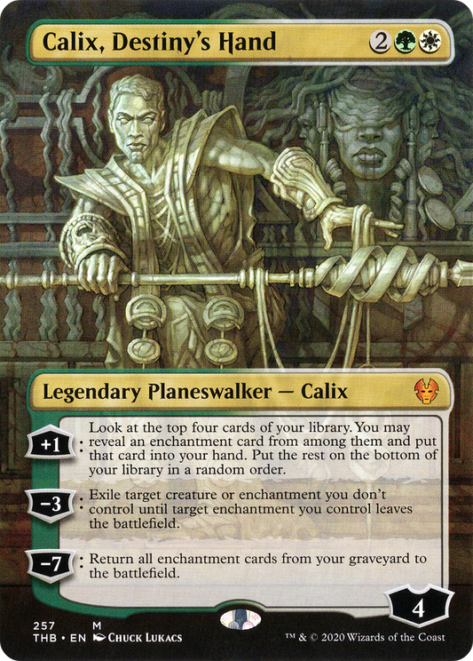 Calix, Destiny's Hand (257) (Borderless) - Foil