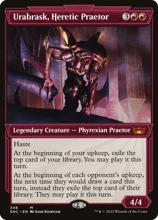 Urabrask, Heretic Praetor (346) (Showcase) - Foil