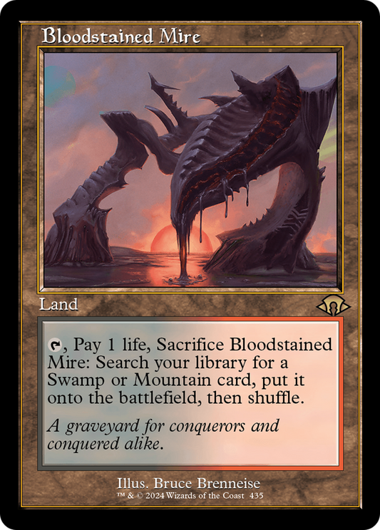 Bloodstained Mire (0435) (Retro Frame) - Foil