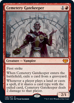 Cemetery Gatekeeper (0148) (Promo Pack) pvow