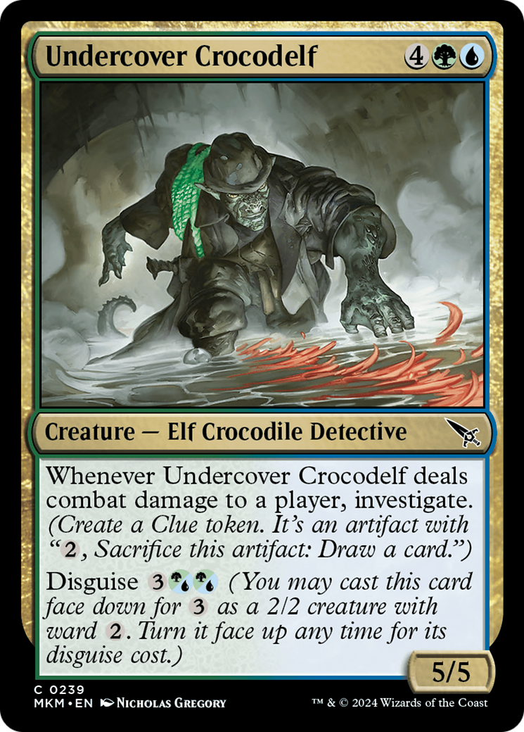 Undercover Crocodelf (White Rope) - Foil