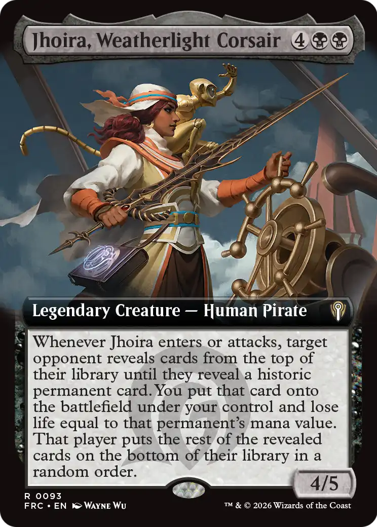 Jhoira, Weatherlight Corsair (0093) (Extended Art) (FRC)