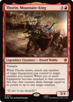 Thorin, Mountain-king (0114) (HOB) - Foil