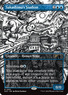 Sakashima's Student (2355) (Borderless) (SLD) - Foil