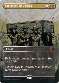 Anguished Unmaking (0074) (Borderless) - Textured Foil