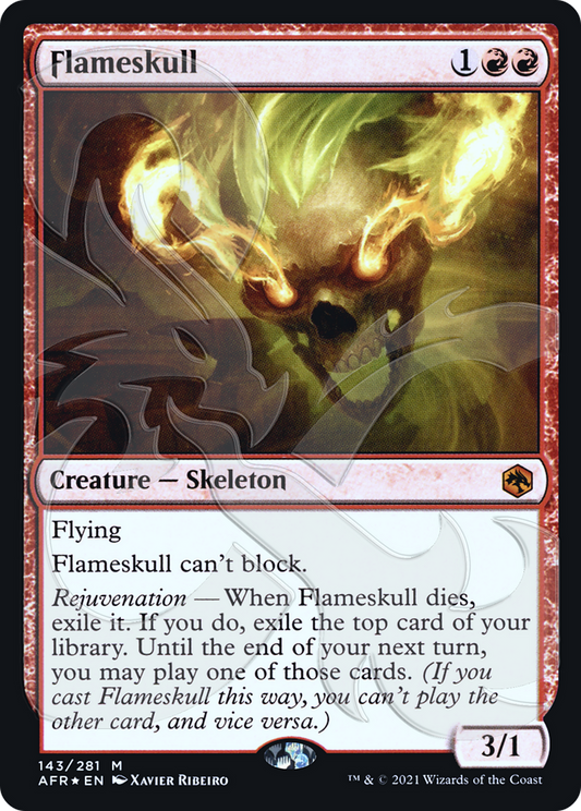 Flameskull (143) (Ampersand) - Foil