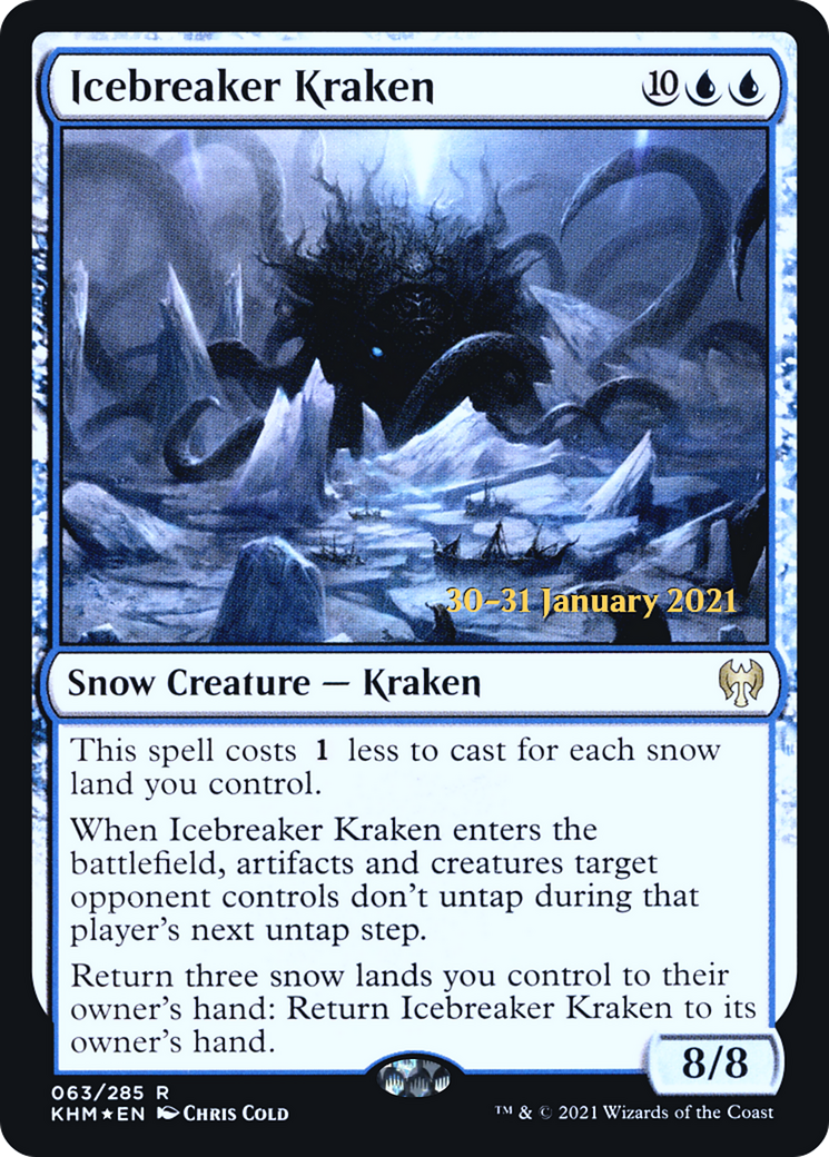 Icebreaker Kraken (063) (Prerelease) - Foil