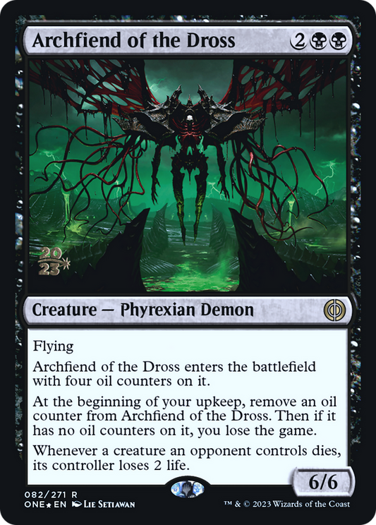 Archfiend of the Dross (082) (Prerelease) - Foil