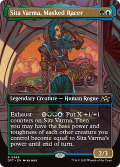 Sita Varma, Masked Racer (0368) (Borderless) - Foil