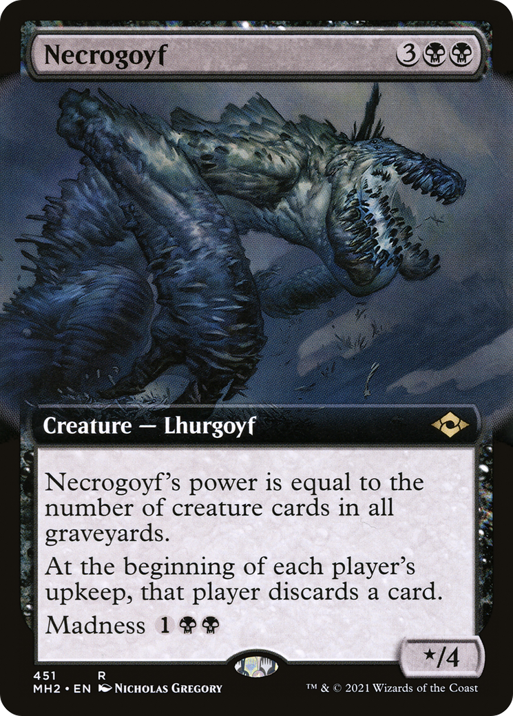 Necrogoyf (451) (Extended Art)