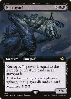 Necrogoyf (451) (Extended Art)