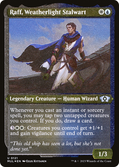 Raff, Weatherlight Stalwart (0121) - Foil Etched