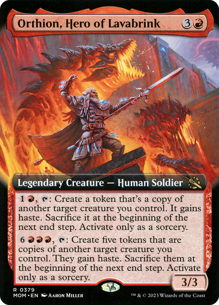 Orthion, Hero of Lavabrink (0379) (Extended Art)