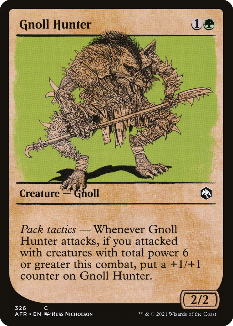 Gnoll Hunter (326) (Showcase) - Foil