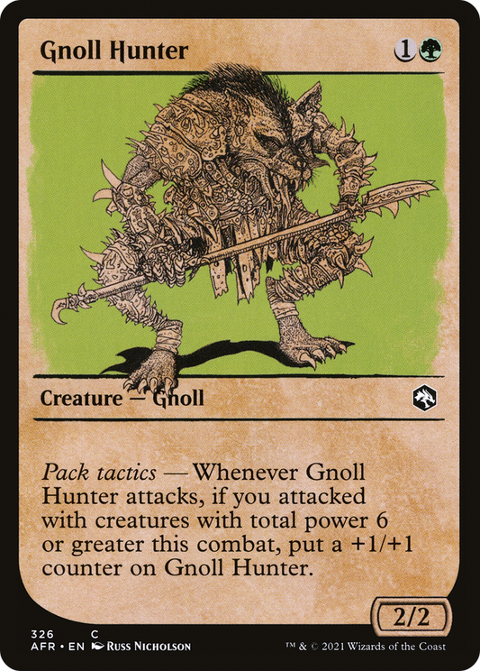 Gnoll Hunter (326) (Showcase) - Foil