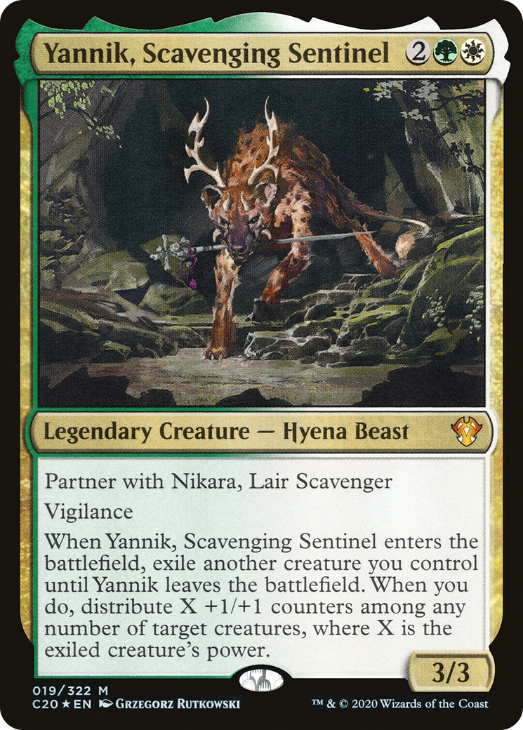 Yannik, Scavenging Sentinel - Foil