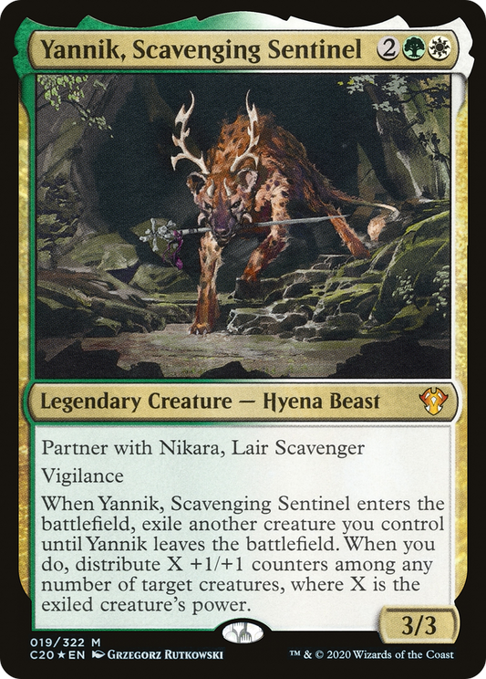 Yannik, Scavenging Sentinel - Foil