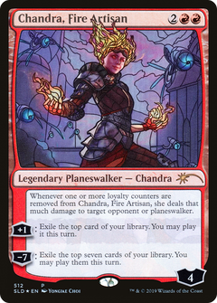 Chandra, Fire Artisan (512) (Showcase) - Foil