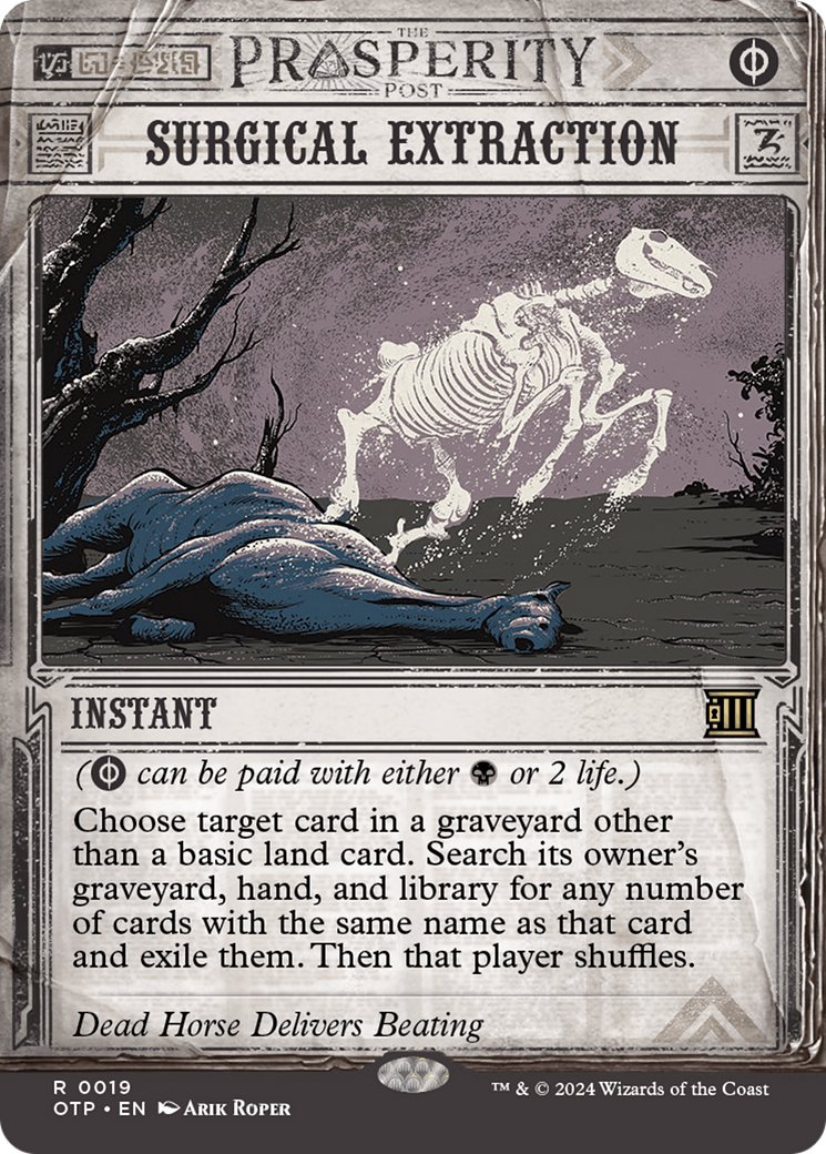 Surgical Extraction (0019) (Showcase) - Foil
