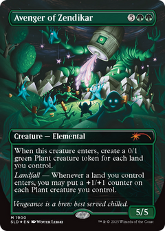 Avenger of Zendikar (1900) (Borderless) - Foil