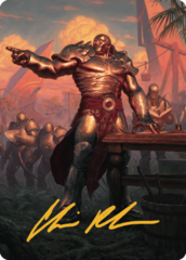 Karn, Living Legacy (01/81) Art Card (ADMU) - Gold-Stamped Signature