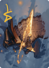 Aurelia's Vindicator (01/49) Art Card (AMKM) - Gold-Stamped Signature