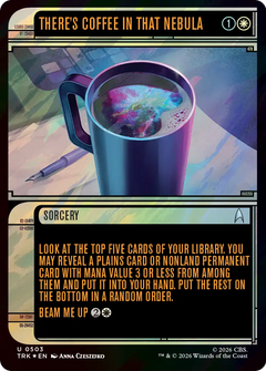 There's Coffee in that Nebula (0503) (Showcase) (TRK) - Surge Foil