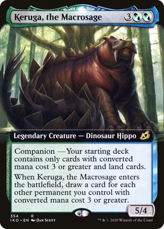 Keruga, the Macrosage (354) (Extended Art) - Foil