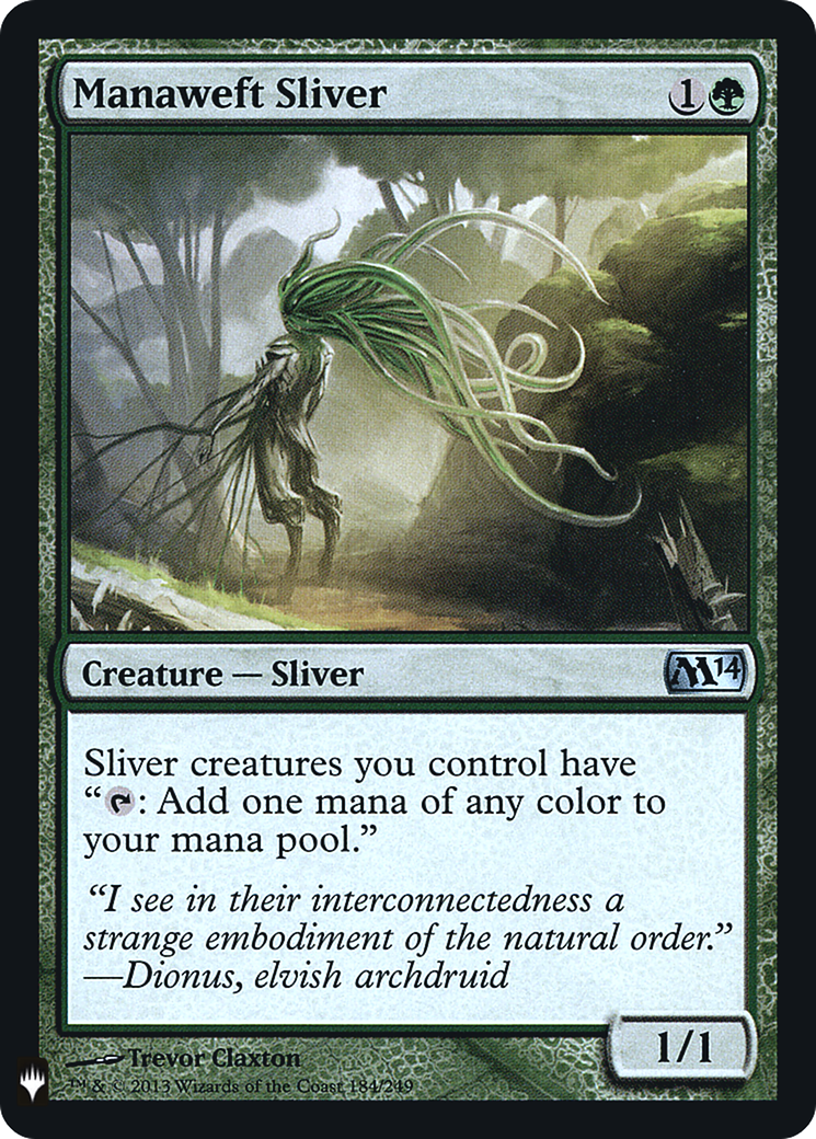 Manaweft Sliver (184) - Foil