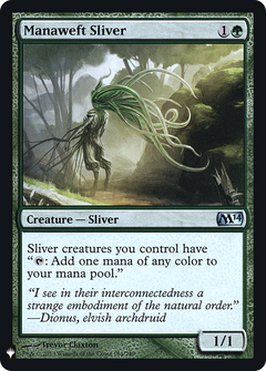 Manaweft Sliver (184) - Foil