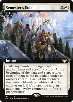 Semester's End (292) (Extended Art) - Foil