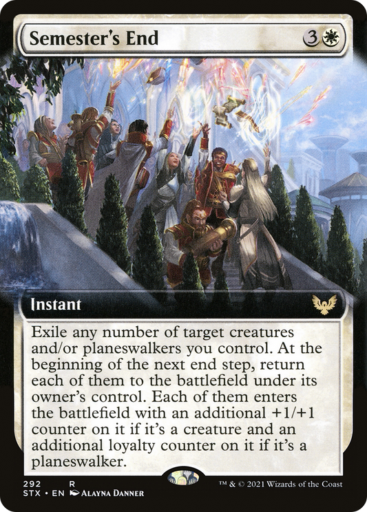 Semester's End (292) (Extended Art) - Foil