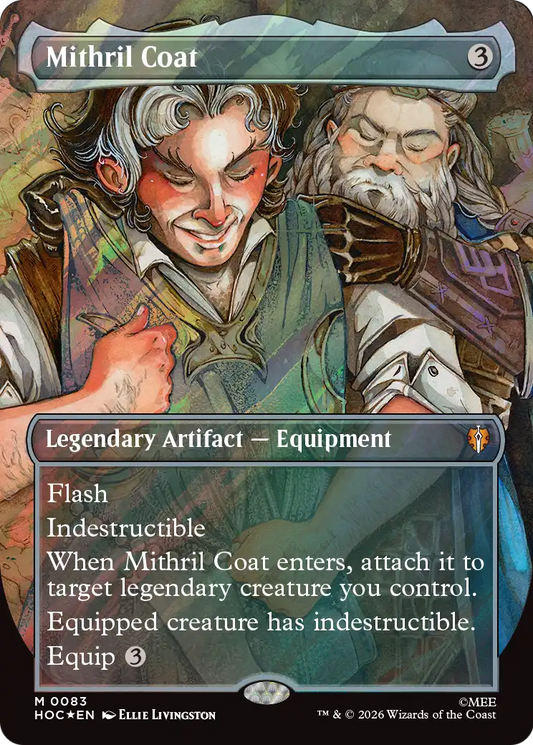 Mithril Coat (0083) (Borderless) (HOC) - Surge Foil