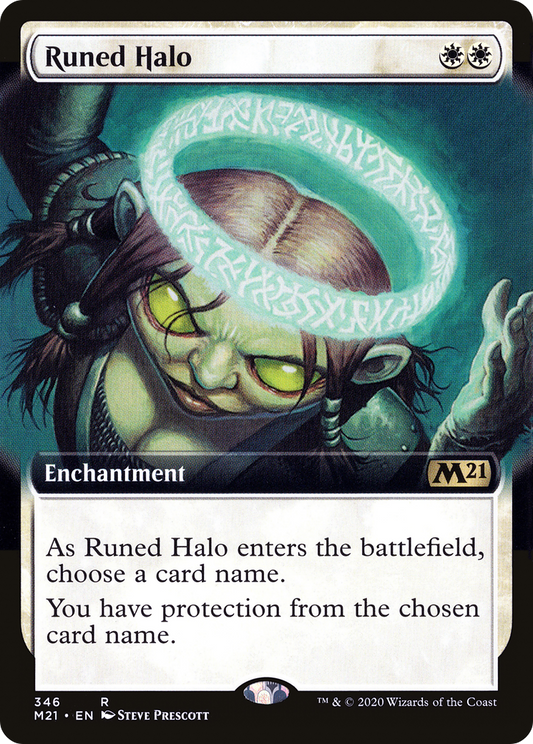 Runed Halo (346) (Extended Art) - Foil