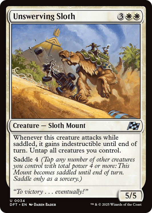 Unswerving Sloth - Foil
