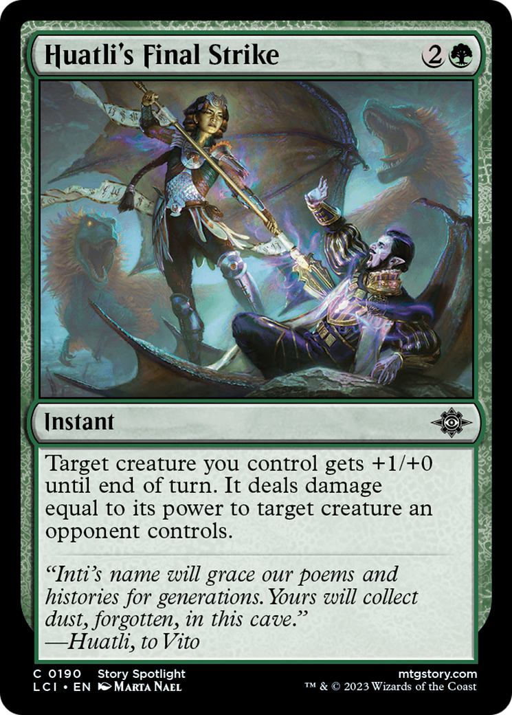 Huatli's Final Strike - Foil