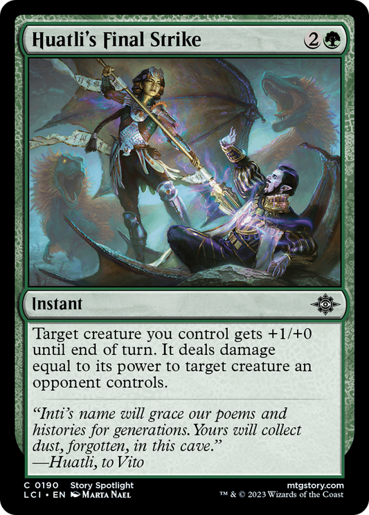 Huatli's Final Strike - Foil