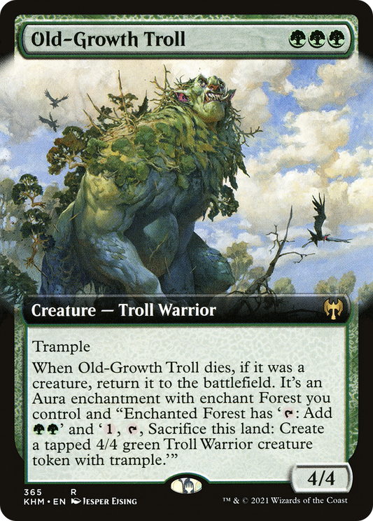 Old-Growth Troll (365) (Extended Art)