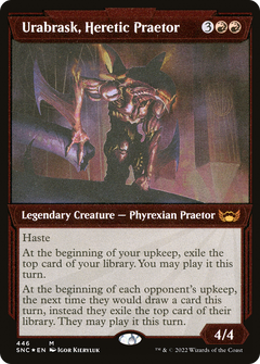 Urabrask, Heretic Praetor (446) (Showcase) - Foil Etched