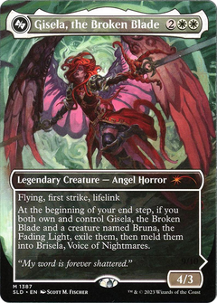 Gisela, the Broken Blade // Brisela, Voice of Nightmares (1387) (Display Commander) (Thick Stock)