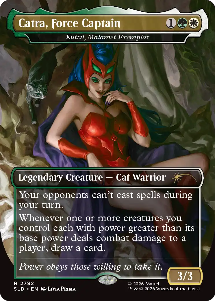Catra, Force Captain [Kutzil, Malamet Exemplar] (2782) (Borderless) (SLD)