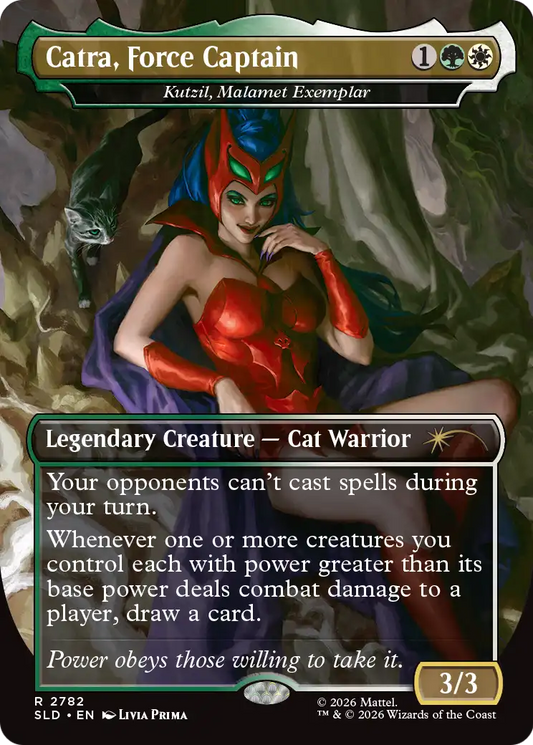 Catra, Force Captain [Kutzil, Malamet Exemplar] (2782) (Borderless) (SLD) - Foil