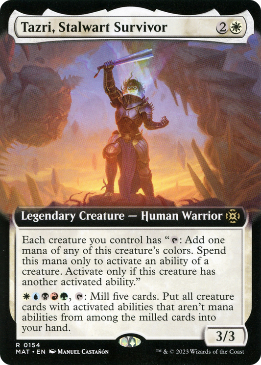 Tazri, Stalwart Survivor (0154) (Extended Art)