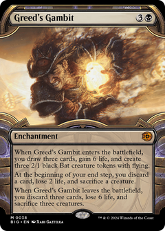Greed's Gambit (0038) (Showcase) - Foil
