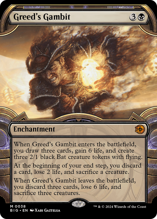 Greed's Gambit (0038) (Showcase) - Foil