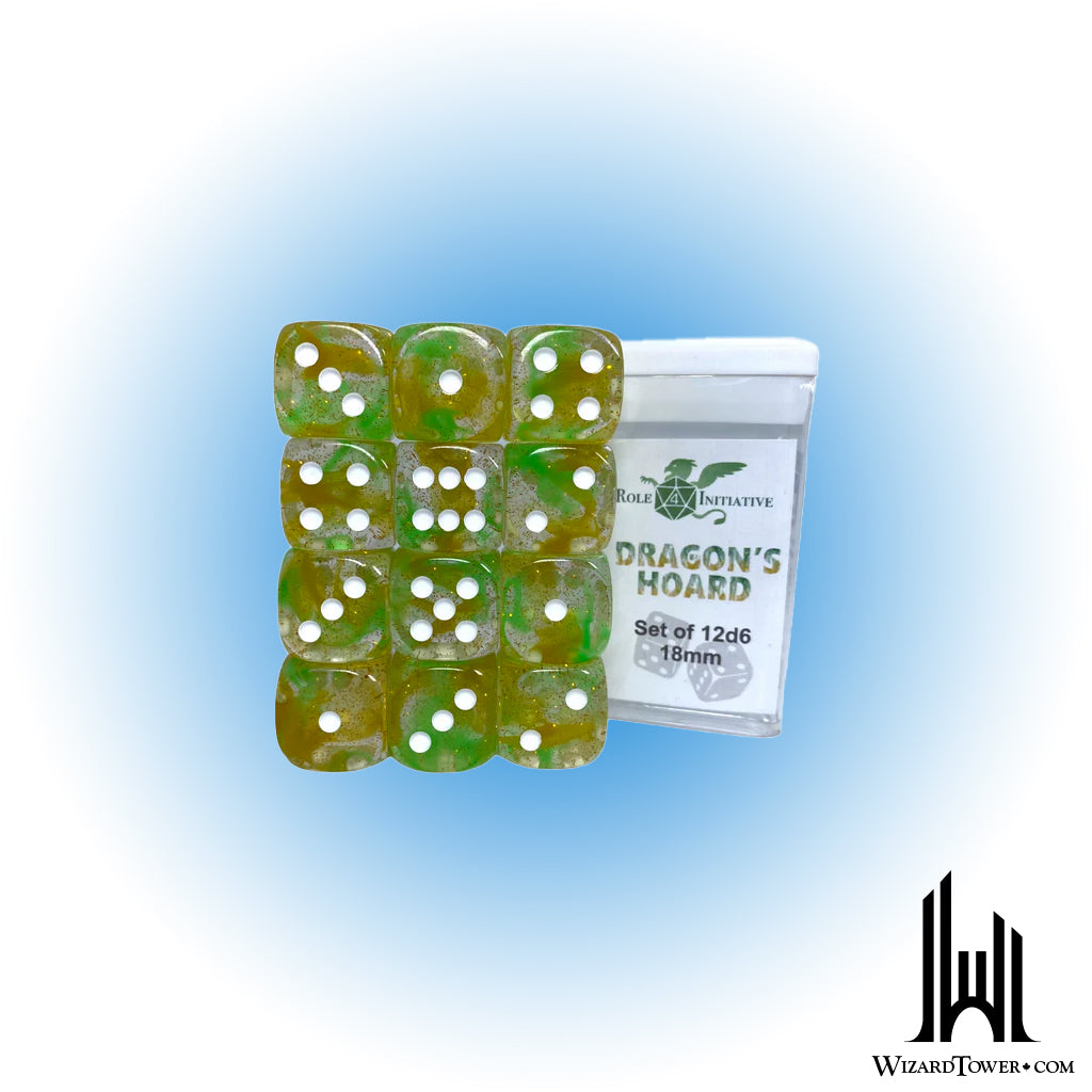 Dice Set - Diffusion Dragon Hoard 18mm d6 12ct