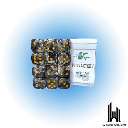 Dice Set - Diffusion Phylactery 18mm d6 12ct