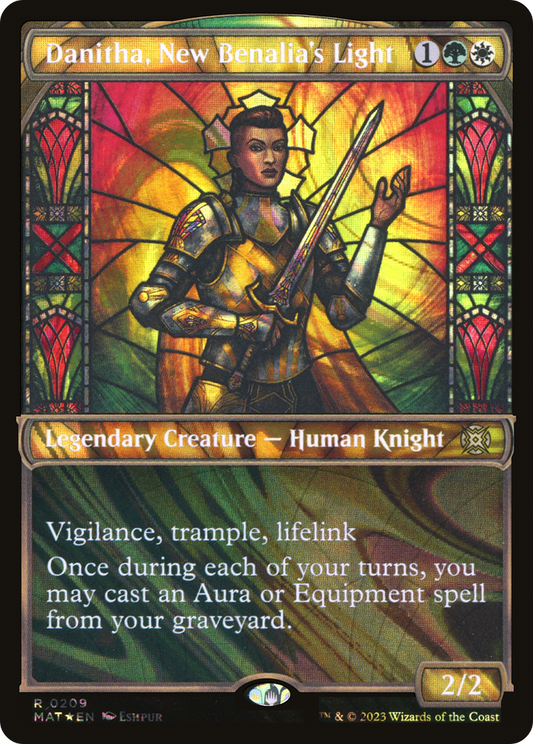 Danitha, New Benalia's Light (0209) (Showcase) - Halo Foil