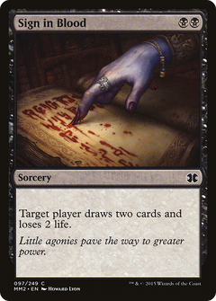 Sign in Blood - Foil
